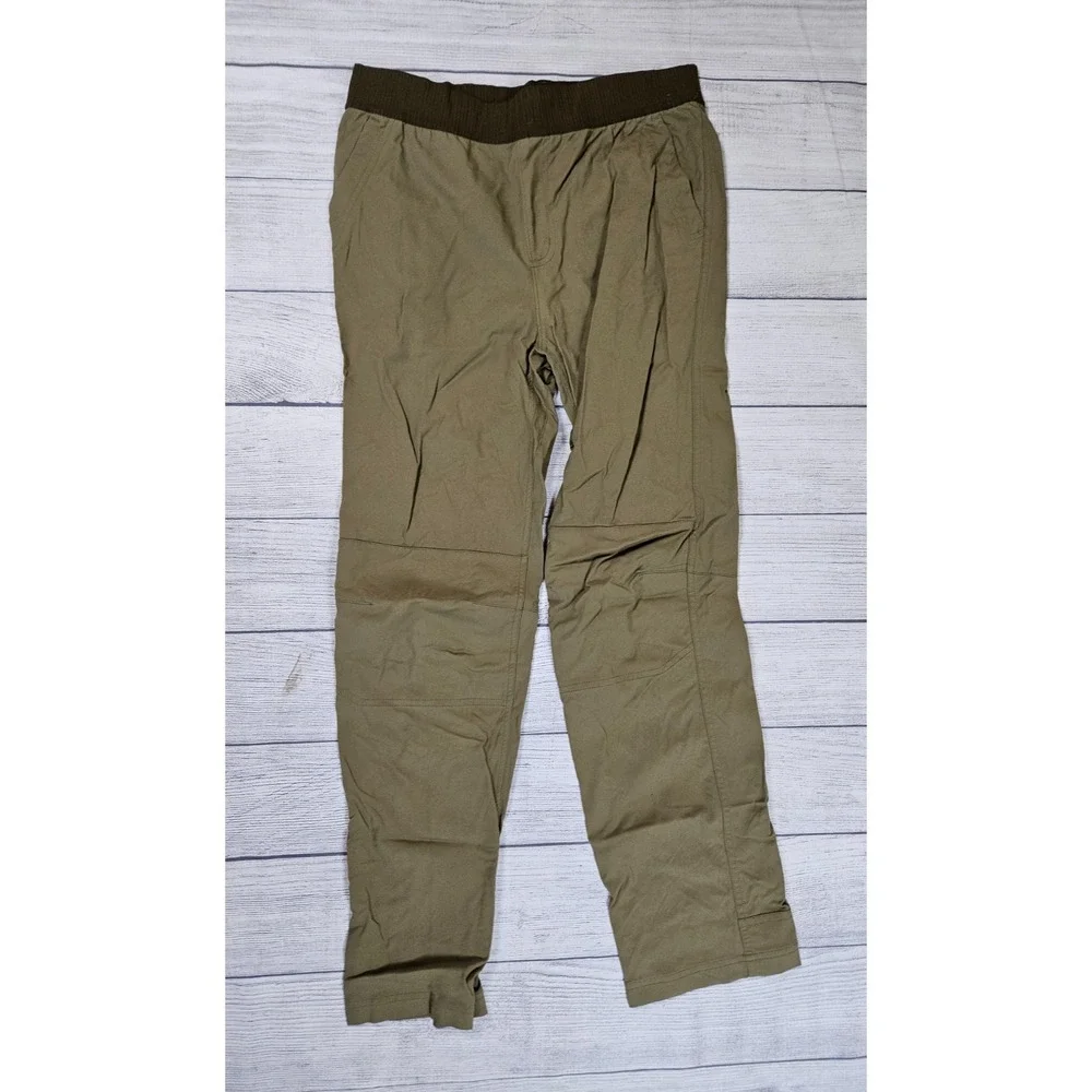 REI Co-op Hiking Pants Boys XL 18 Olive Nylon Outdoor Trail Pants Casual
